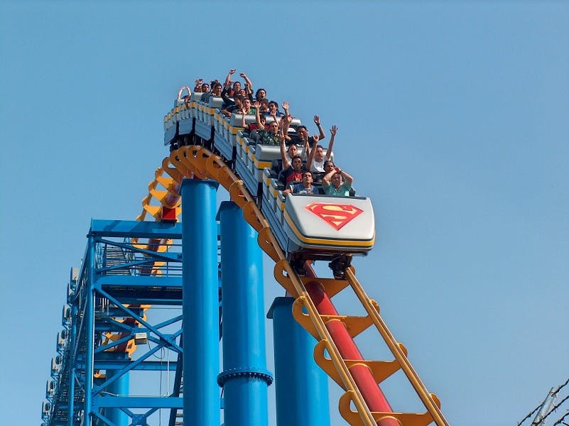 Biglietti e trasporto per il parco divertimenti Six Flags