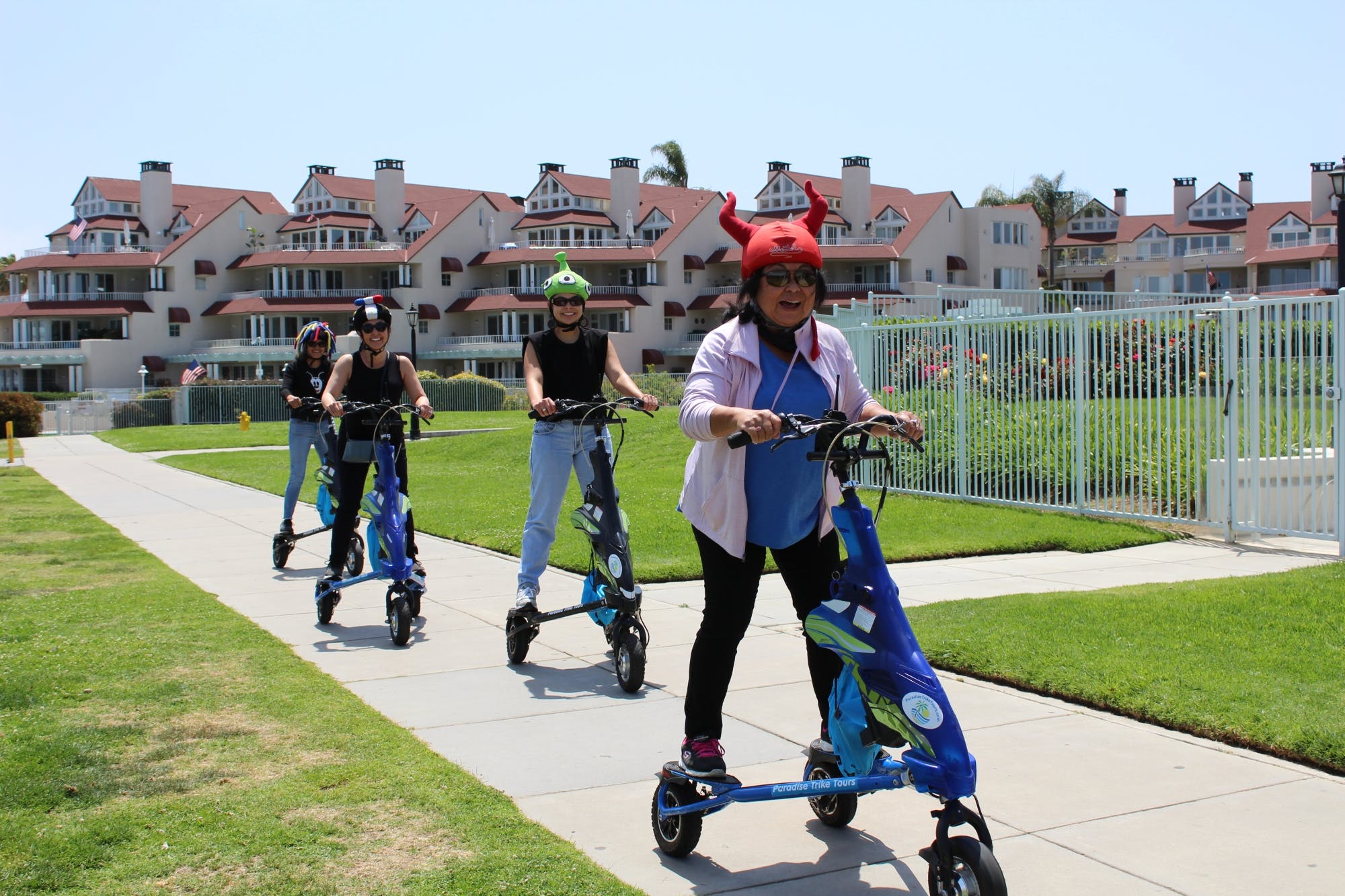 Coronado Island guided electric trike tour