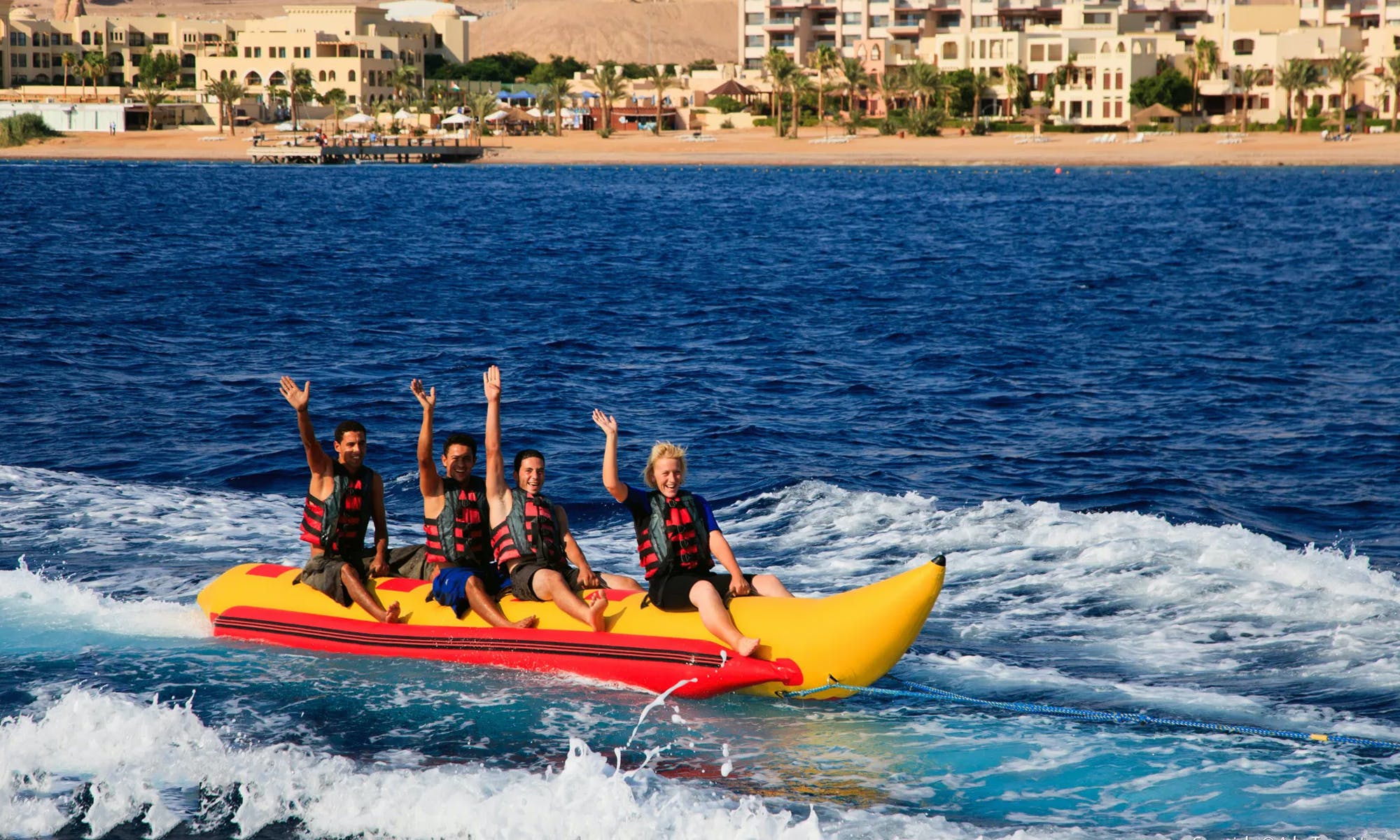 Tour privato in banana boat ad Aqaba