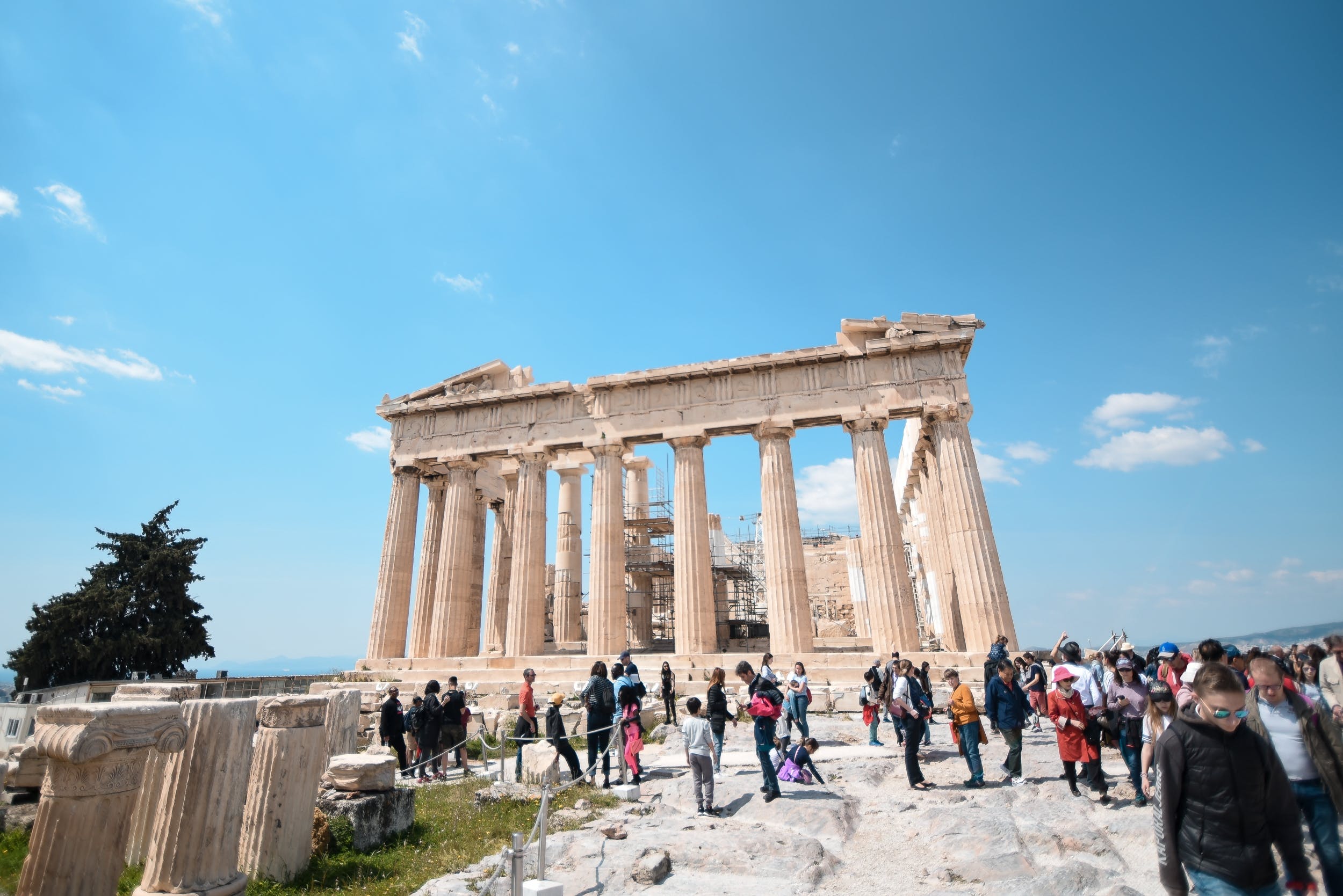 Delizie private dell'Acropoli e tour di gruppo a piedi del cibo di Atene