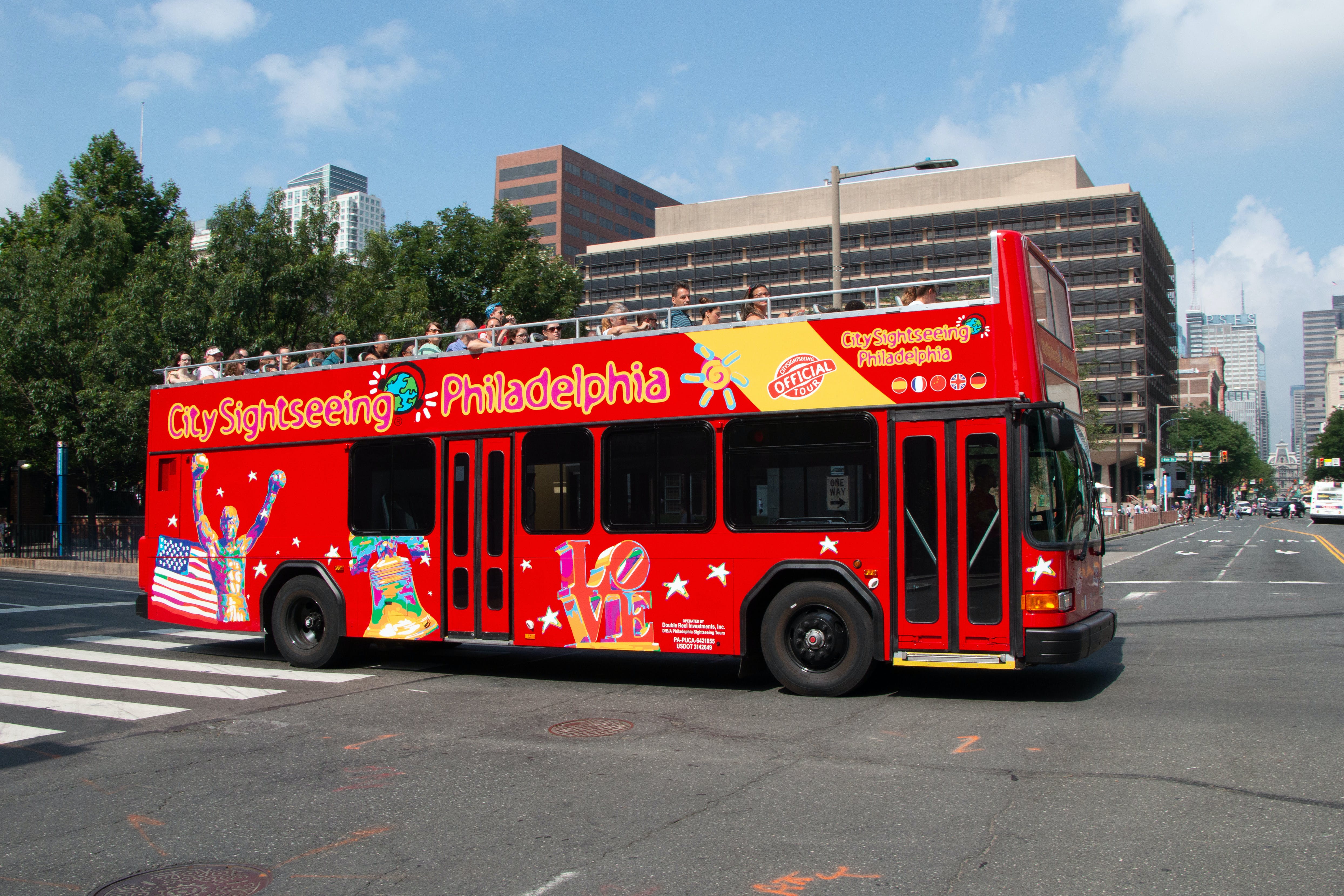 Tour in autobus hop-on hop-off di City Sightseeing di Filadelfia