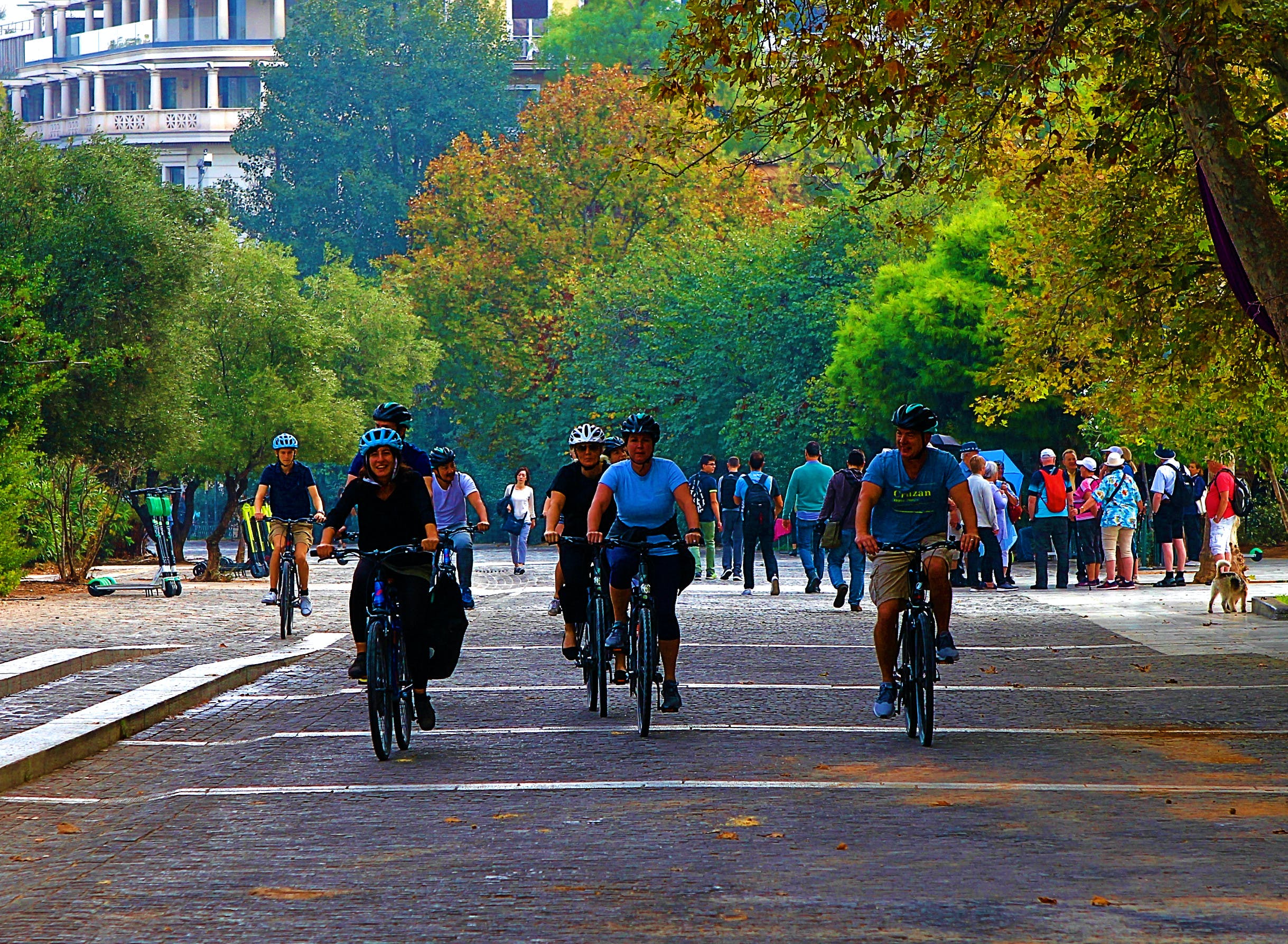 Tour in bici elettrica al tramonto di Atene