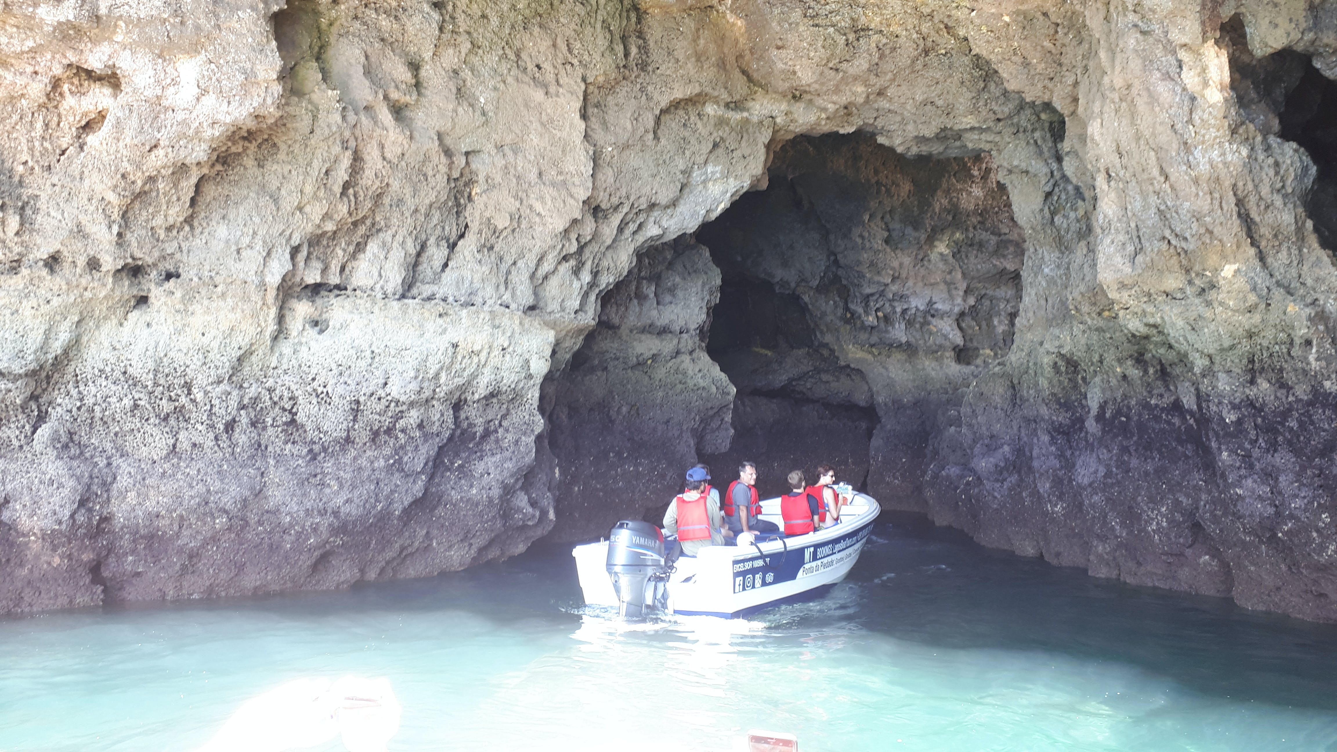 Tour in barca per piccoli gruppi delle grotte di Ponta da Piedade